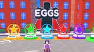 Unlock all eggs in Super Hero Race Clicker (Image via Roblox)